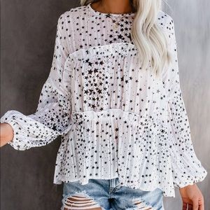 NWT Vici Collection ‘Guard My Galaxy’ Blouse